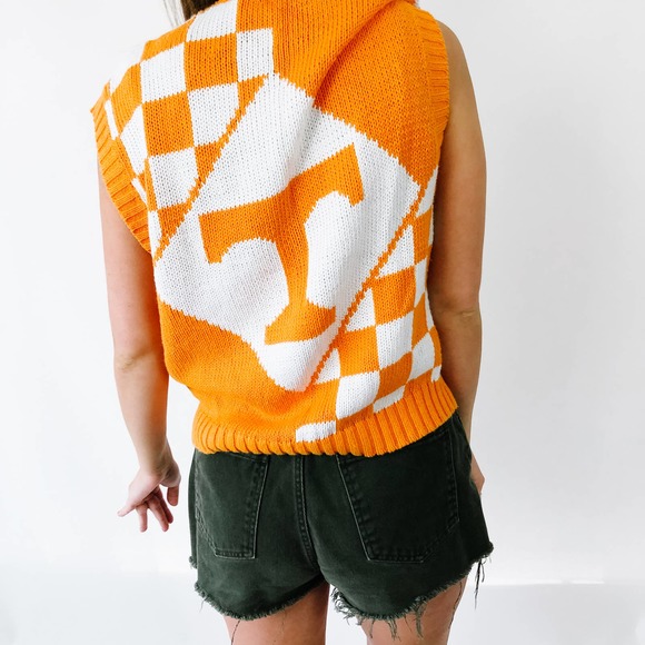 Vintage University Of Tennessee Orange Vest - Picture 3 of 10